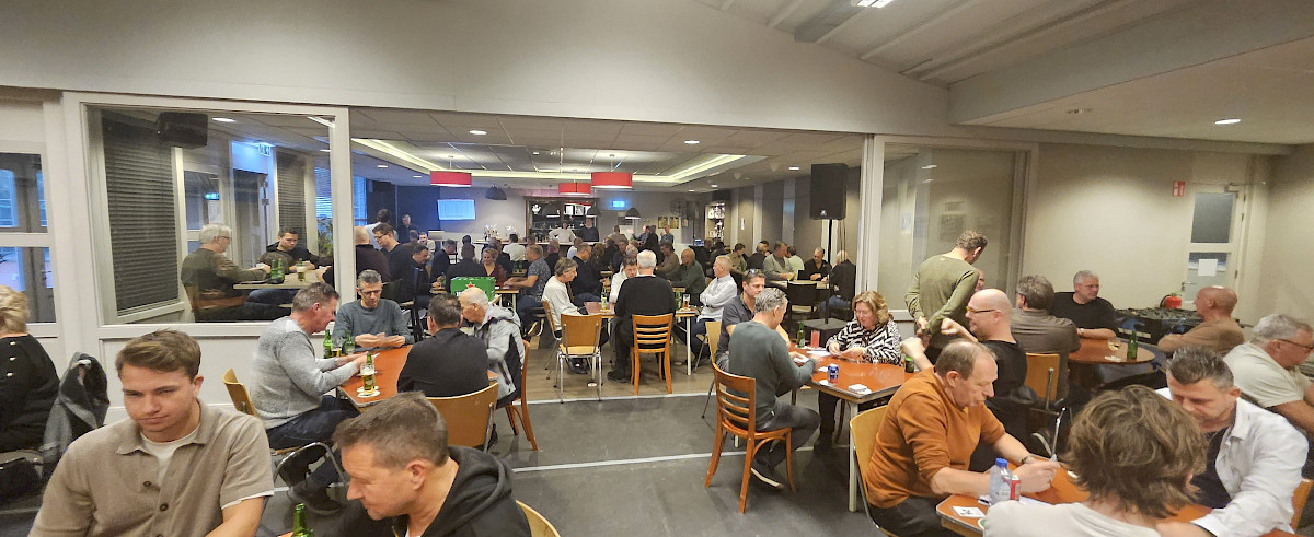 2e Klaverjasmarathon bij Victory’55 weer groot succes!