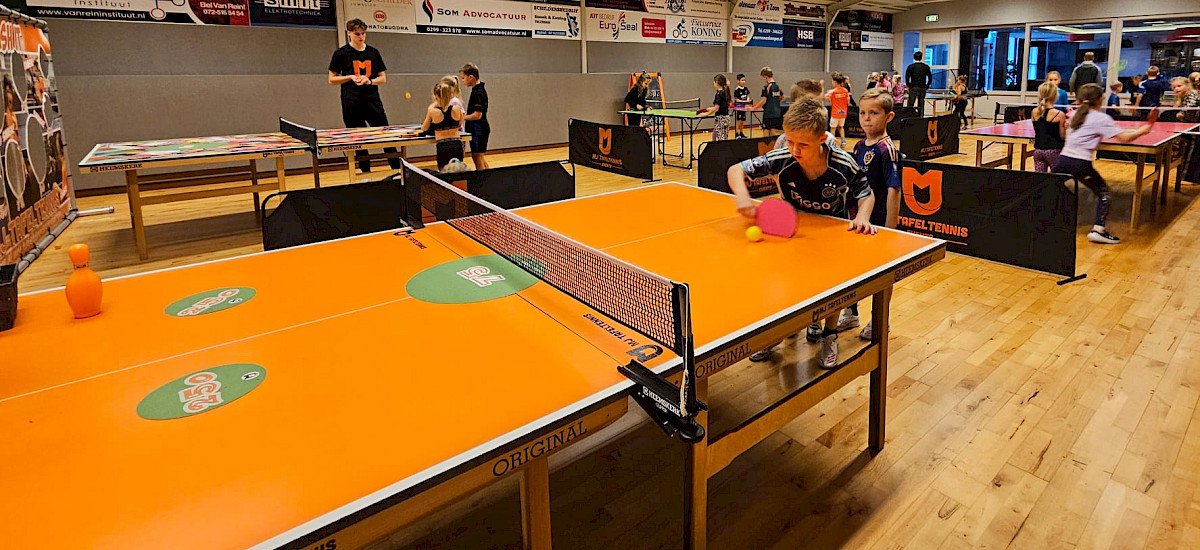 Tafeltennis als gymles voor basisscholen