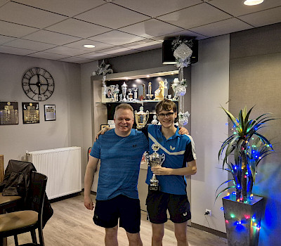 Dubbeltoernooi winst voor Jack en Vince